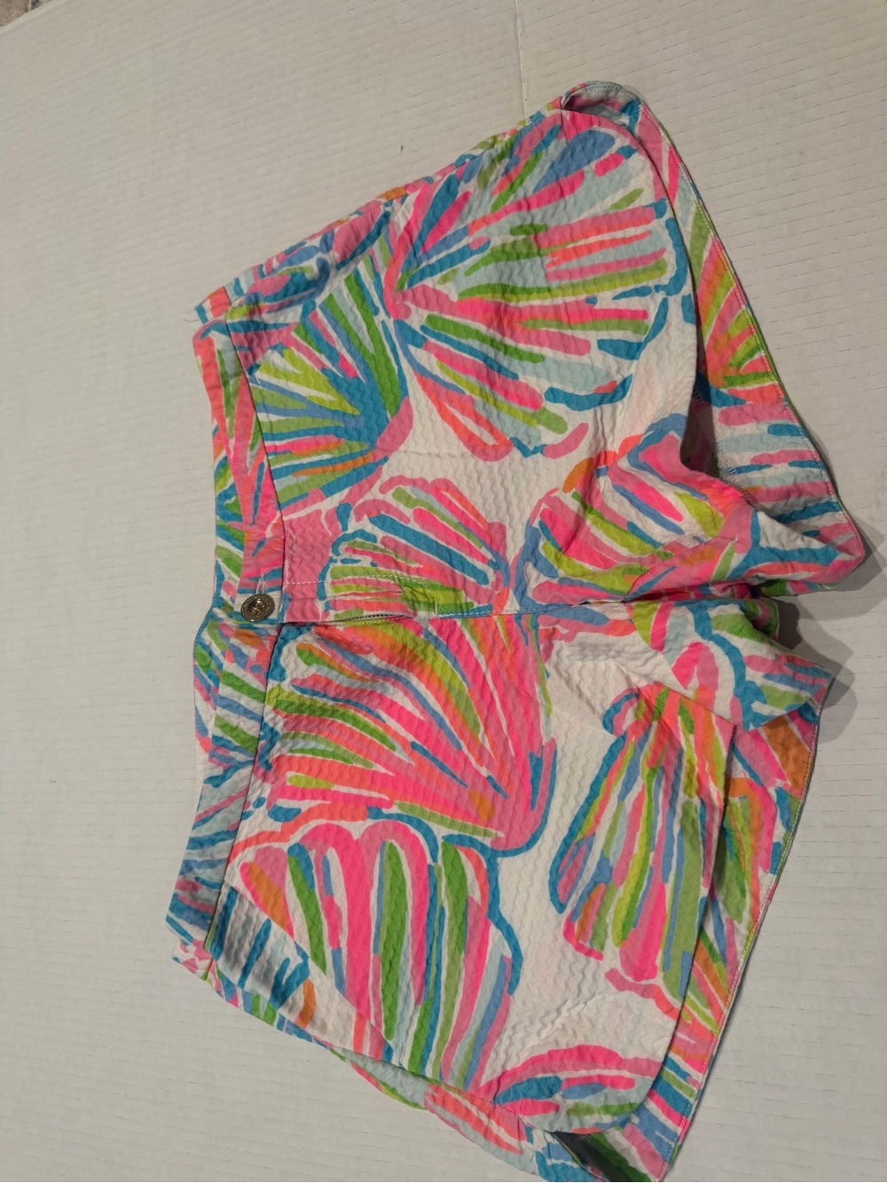 Lilly Pulitzer Adie Shorts Neon Shellebrate Seashells Neon Women’s 4